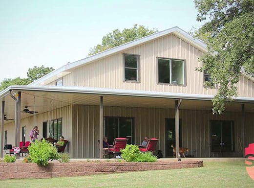 Steel Commander Corp custom steel building for residential use with durable construction and ample o.