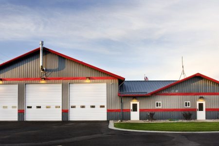 UTNT Fire Station in Bozemand, MT Steel Commander Corp | 40+ Years Expertise | American-Made Steel Buildings