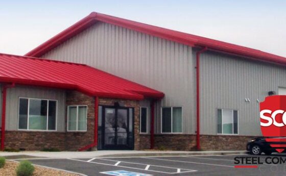 Steel Commander Corp custom steel building for residential use. Steel Commander Corp logo — American prefab steel building manufacturer, Boca Raton, Florida