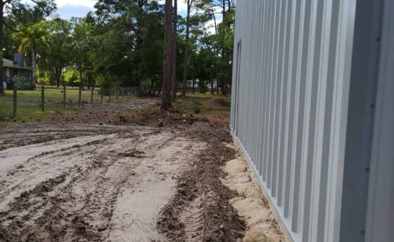 Steel garage kit with durable metal siding in Texas. Perfect for storage, workshops, or vehicle protection. Steel Commander Corp — American prefab steel building manufacturer, Boca Raton, Florida