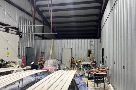 Steel buildings can be utilized at a workshop as easily as a storage facility.