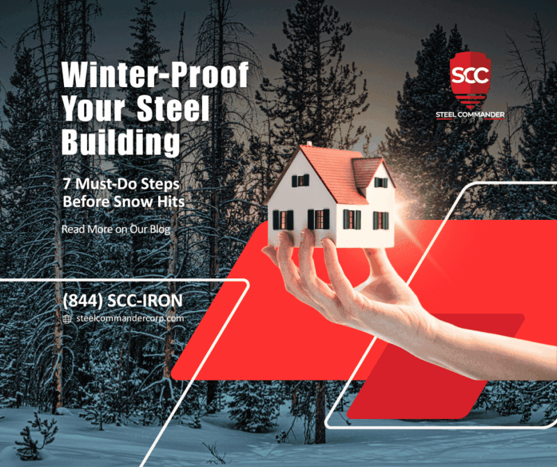 Large-span steel agricultural building for crop and equipment storage — engineered for regional snow loads