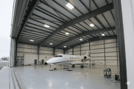 Opening of Steel Hangar American Made metal building Steel Commander Corp