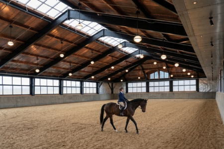 Expansive Steel Horse Practice Arena Prefab Kit American made metal buildings Steel Commander Corp